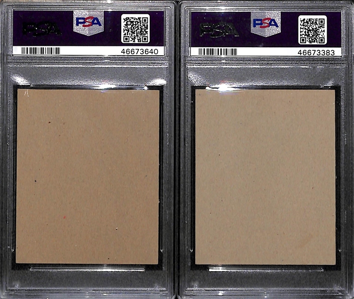 Lot of 2 - 1941 Double Play Johnny Mize PSA Authentic (Auto Grade 9) & 1941 Double Play Dolph Camilli PSA 5 (Auto Grade 10)