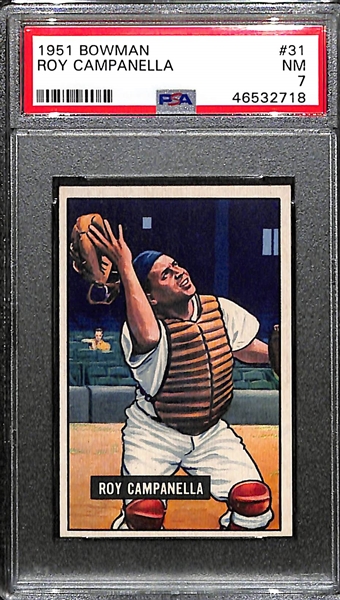 1951 Roy Campanella #31 Graded PSA 7
