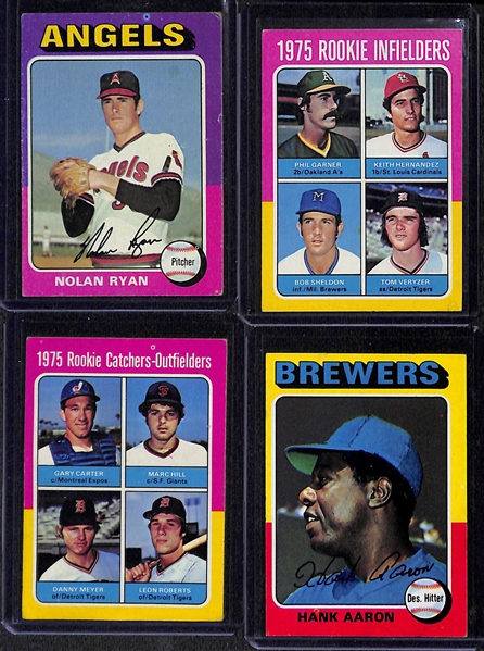 1975 Topps Baseball Card Complete Set (Mostly VG-EX+ Condition) 