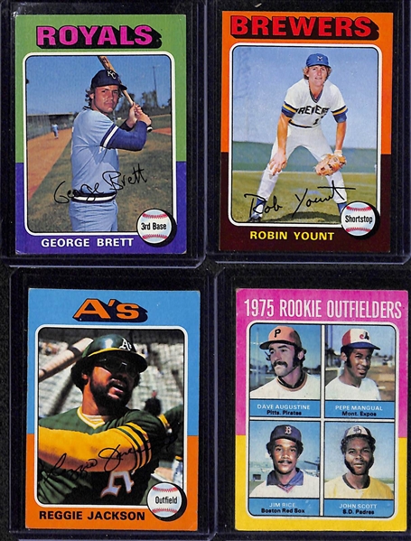 1975 Topps Baseball Card Complete Set (Mostly VG-EX+ Condition) 