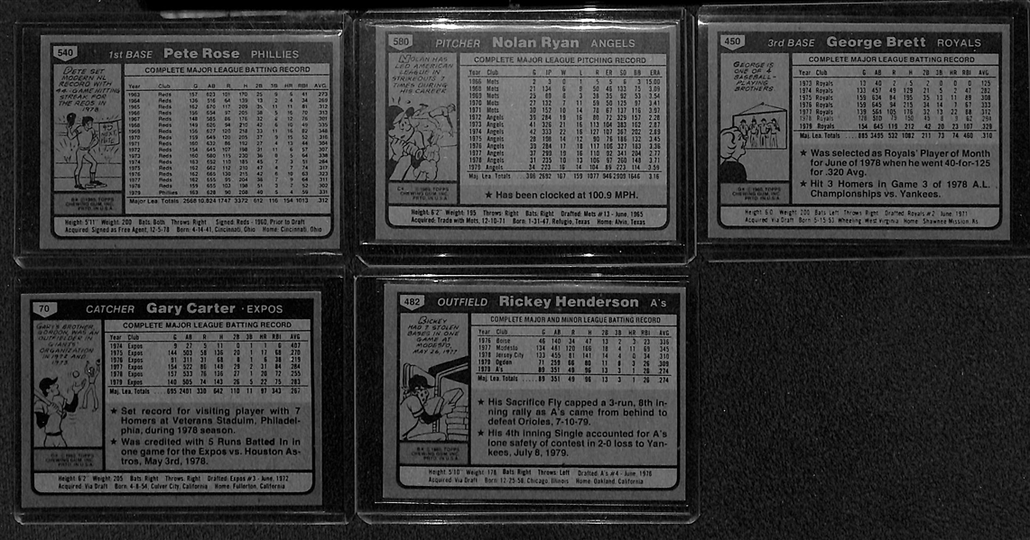 High-Quality 1980 Topps Baseball Card Complete Set