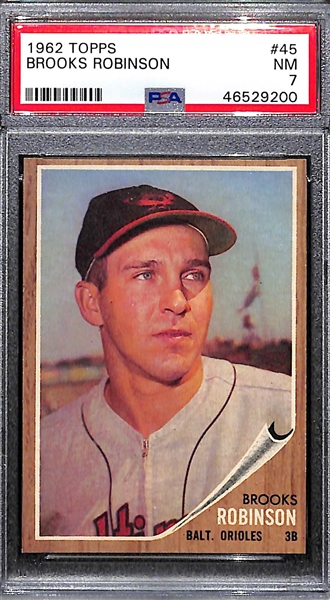 1962 Brooks Robinson #45 Graded PSA 7