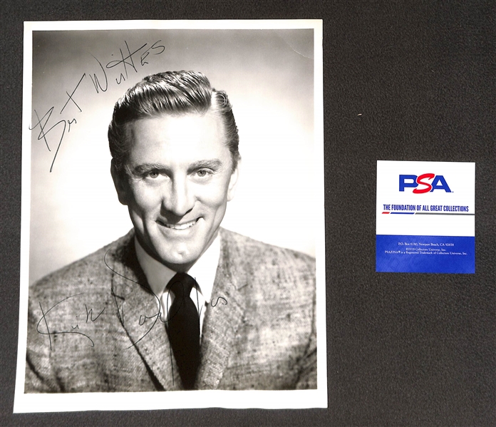 Kirk Douglas (d. 2020) Signed 8x10 Photo - PSA/DNA COA