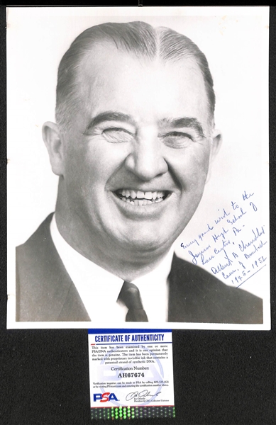 Baseball Signed Photo Lot (6) - C. Gehringer, Morgan, Chandler, MacPhail, Kiner, Craft - w. PSA/DNA COAs - Most are 8x10 