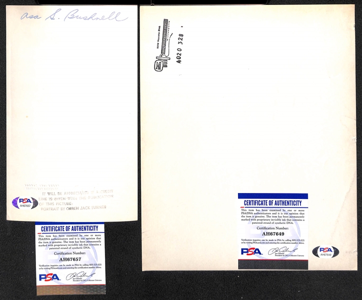 Olympic-Related Signed Photo Lot - Avery Brundage (IOC Pres. 1952-1972, d. 1975) Asa S. Bushnell (d. 1975), Bob Richards (Pole Vaulter) - w. PSA/DNA COAs