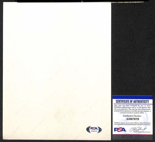 Lindsey Nelson (Mets Sportscaster d. 1995) Signed 8x10 Photo - PSA/DNA COA