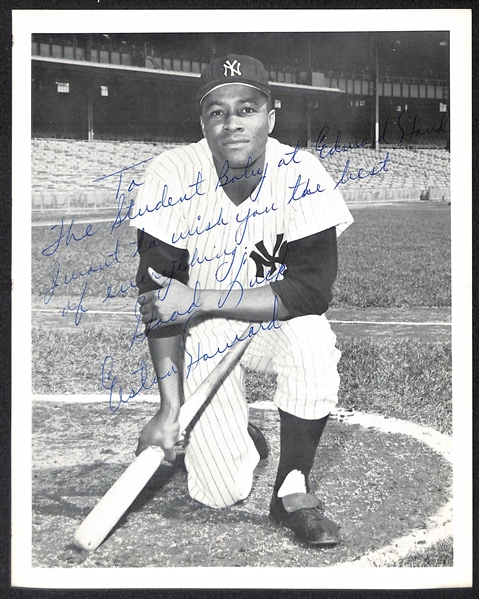 Elston Howard (d. 1980) Signed 8x10 Photo - PSA/DNA