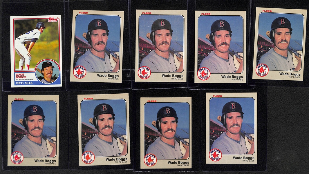 Lot of (49) Baseball Rookies from 1983-1984 - (6) Gwynn,  (10) Sandberg, (8) Mattingly, (9) Boggs, (14) Strawberry, (2) J. Franco