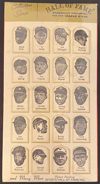1963 George Sisler Hall of Fame Bust (Rare Second Series) - Still Sealed in Box
