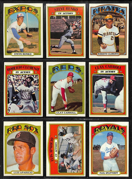 1972 Topps Baseball Card Complete Set (All 787 Cards!)
