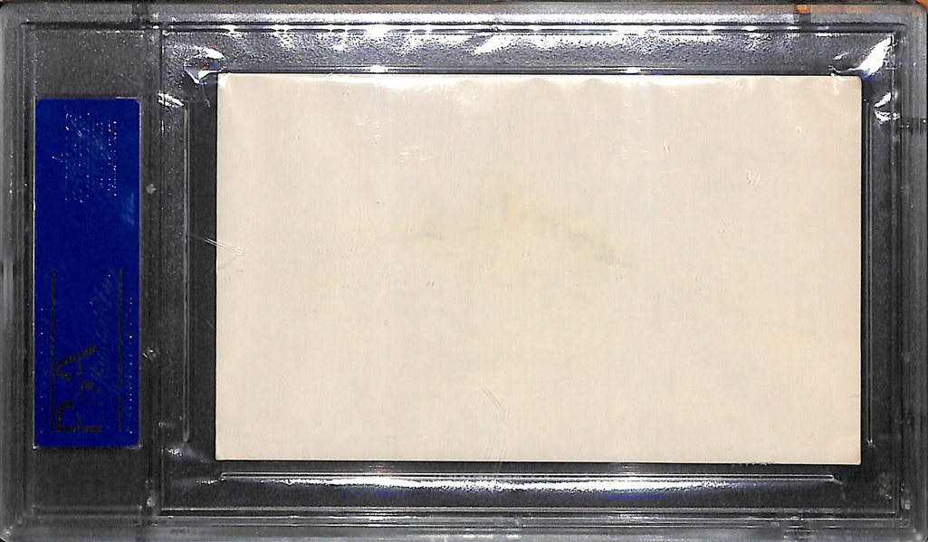 Football Lot - 1971 Sayers BVG 6.5, 1972 Unitas BVG 5.5, Theisman Signed Index Card (PSA/DNA)
