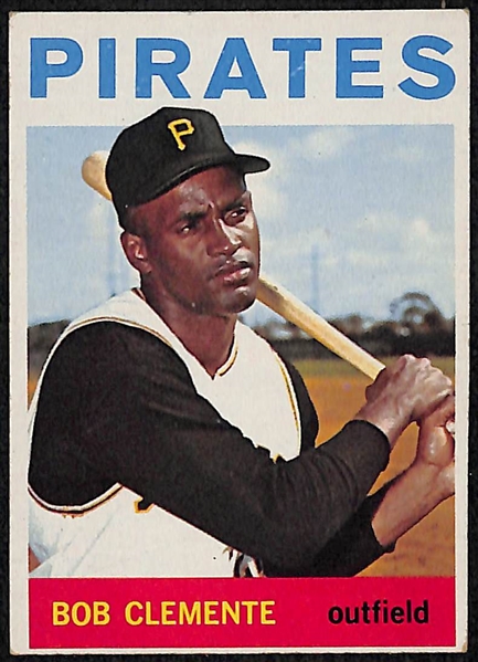 Lot of (4) Roberto Clemente Cards w. 1953 Topps