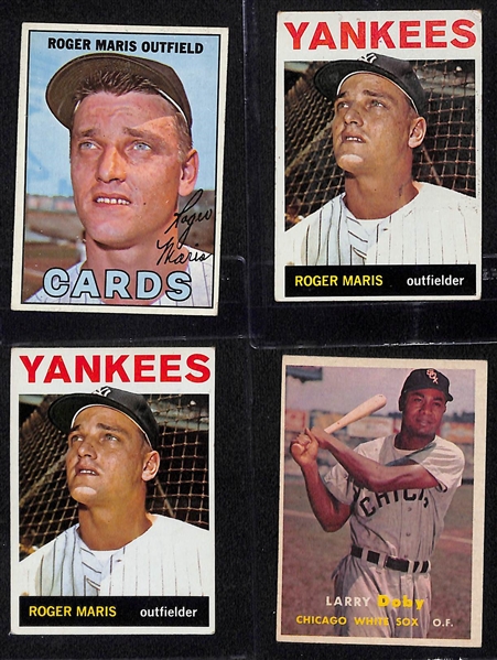 Lot of (11) 1956-1968 Topps Baseball Cards w. 1956 Al Kaline