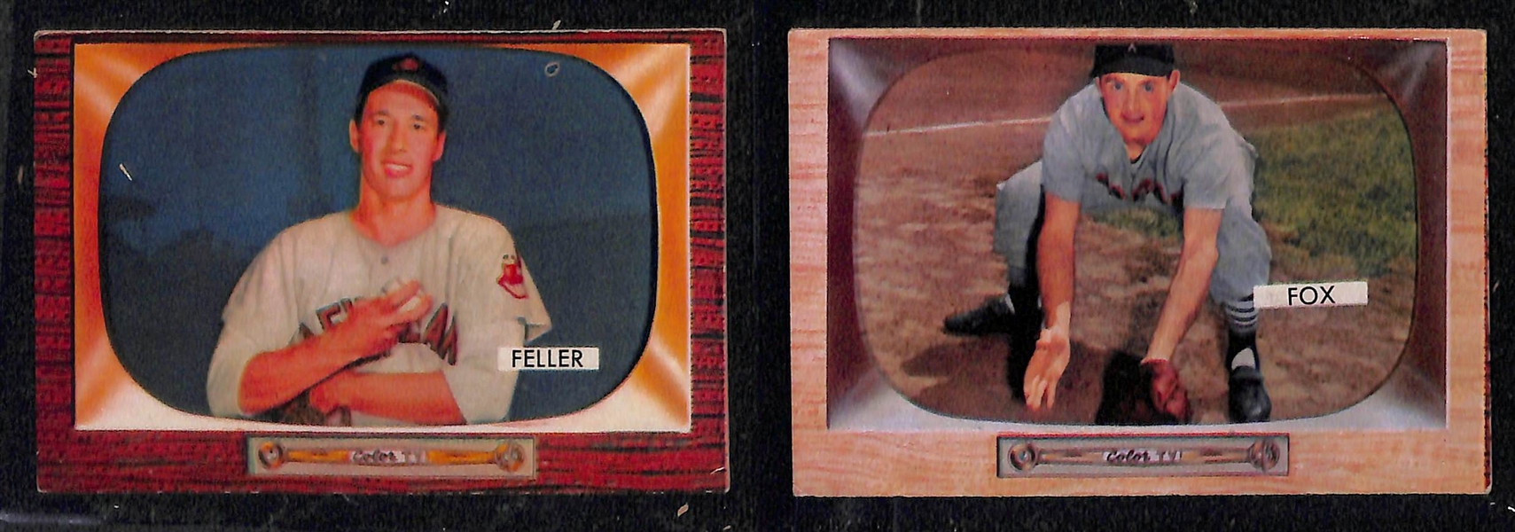 Lot of (130) 1955 Bowman Baseball Cards w. Whitey Ford