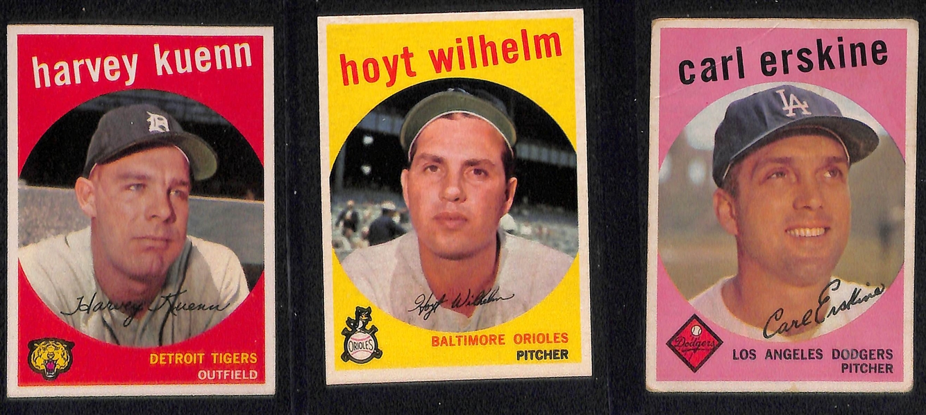 Lot of (275) 1958-1964 Topps Baseball Cards w. 1962 Duke Snider