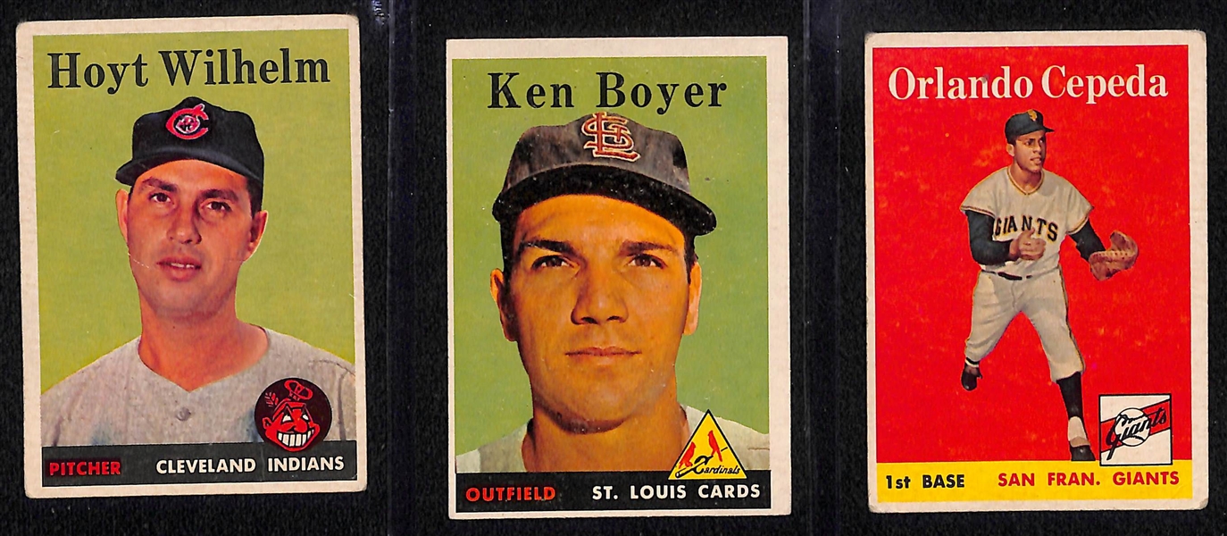 Lot of (275) 1958-1964 Topps Baseball Cards w. 1962 Duke Snider