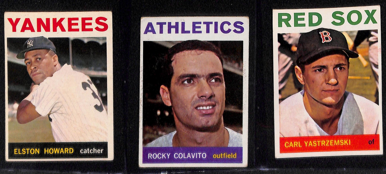 Lot of (250+) Assorted 1964 Topps Baseball Cards w. Willie Stargell