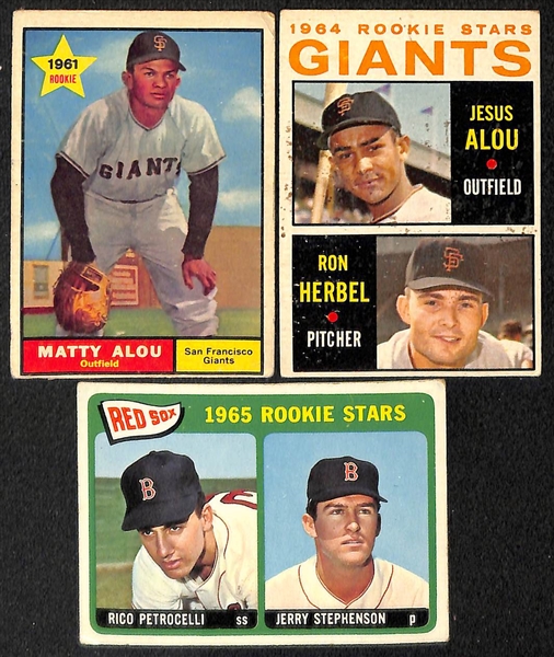 Lot of (59) Vintage Rookie, Team, & Checklist Topps Cards from 1957-1969 w. 1964 Tommy John Rookie Card