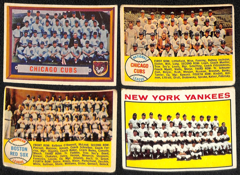 Lot of (59) Vintage Rookie, Team, & Checklist Topps Cards from 1957-1969 w. 1964 Tommy John Rookie Card