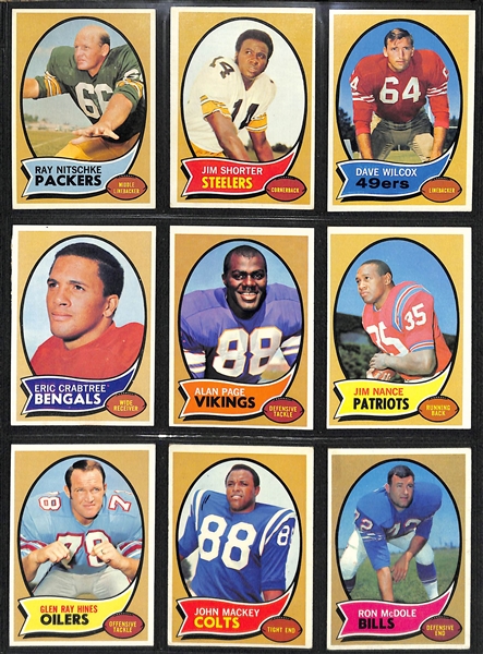 1970 Topps Football Complete Set