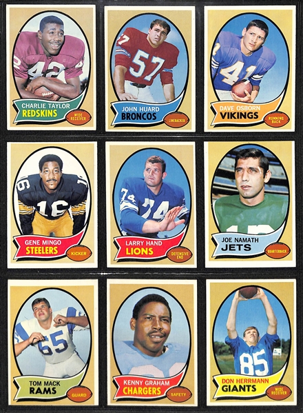 1970 Topps Football Complete Set