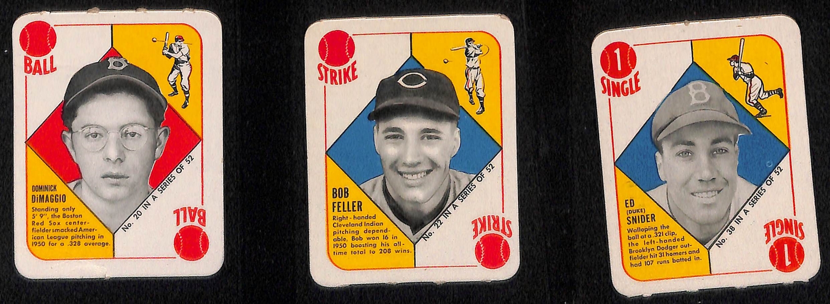 Lot of (35) 1951 Topps Red Back Starter Set w. Yogi Berra