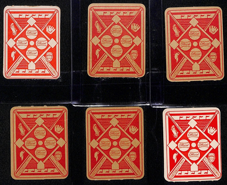 Lot of (35) 1951 Topps Red Back Starter Set w. Yogi Berra