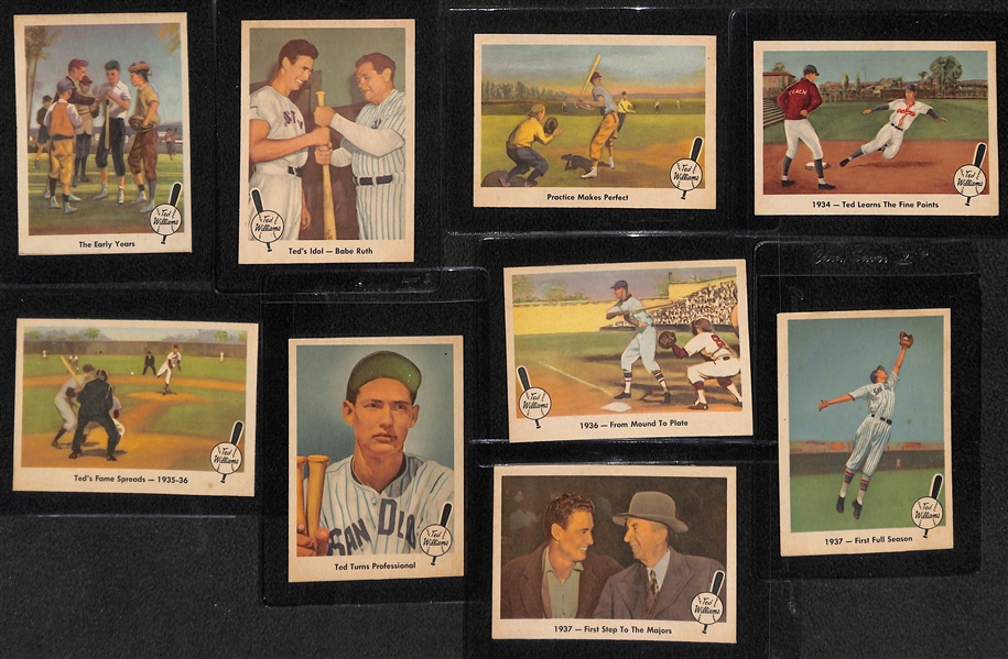 1959 Fleer Ted Williams Baseball Card Almost Complete Set