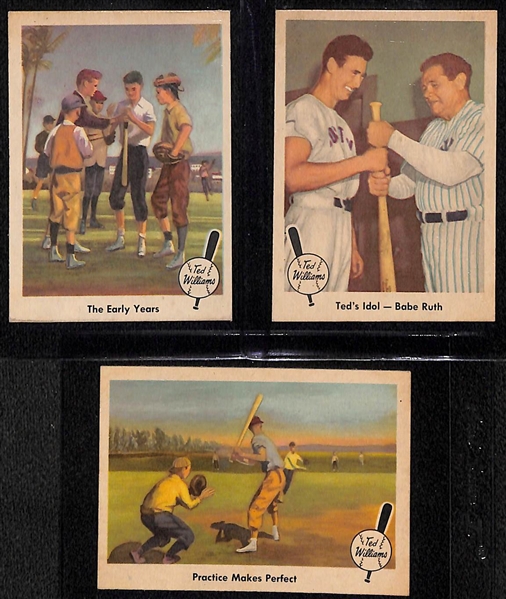 1959 Fleer Ted Williams Baseball Card Almost Complete Set
