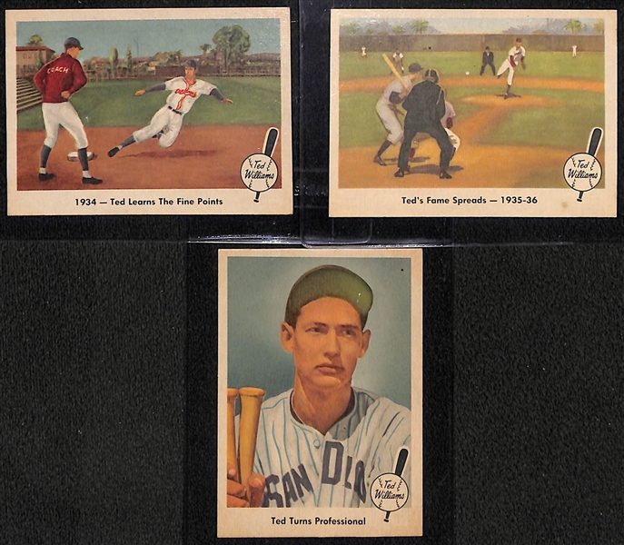 1959 Fleer Ted Williams Baseball Card Almost Complete Set