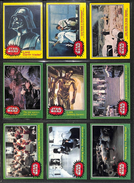 Lot of 570+ Topps Star Wars/Empire Strikes Back/Return of the Jedi Cards & Stickers from 1977-1983 