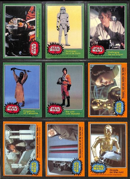 Lot of 570+ Topps Star Wars/Empire Strikes Back/Return of the Jedi Cards & Stickers from 1977-1983 