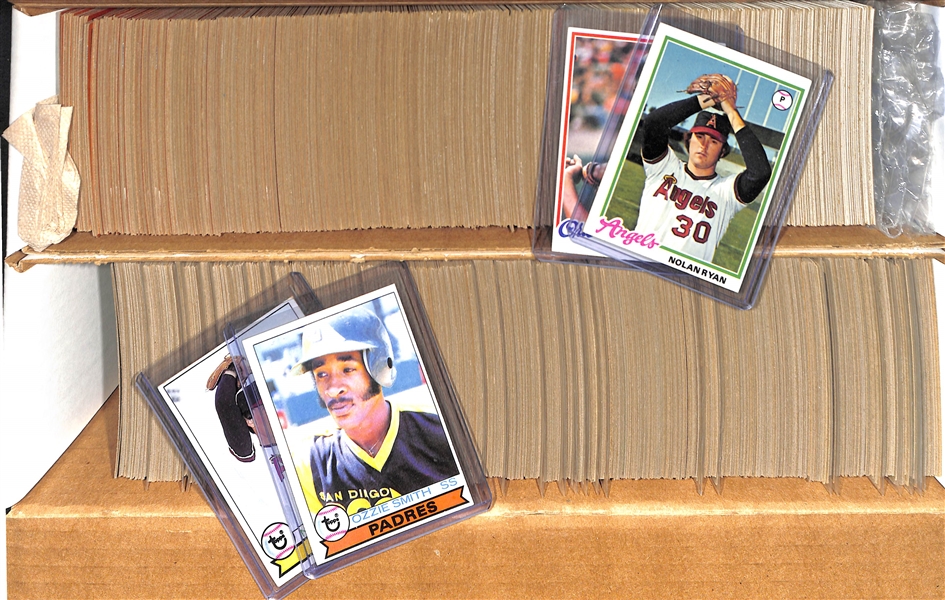 Lot of 2 Topps Baseball Complete Sets From 1978 & 1979