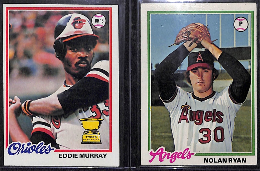 Lot of 2 Topps Baseball Complete Sets From 1978 & 1979