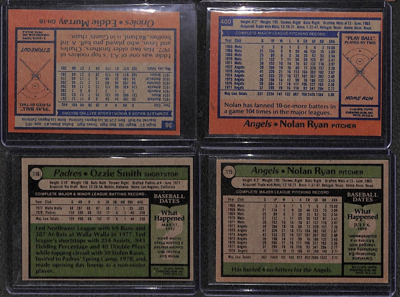 Lot of 2 Topps Baseball Complete Sets From 1978 & 1979