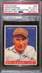 1933 Goudey Charlie "Red" Ruffing #56 PSA 4 (Autograph Grade 7) - Only 18 PSA/DNA Exist w. Only 1 Graded Higher! (d. 1986)