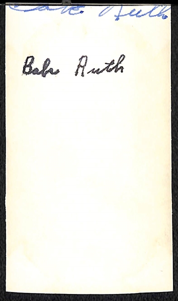 Vintage Babe Ruth 4x2.5 Wallet Photograph (Braves Uniform)