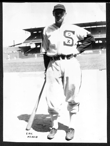Vintage Red Ruffing (8x10) and Eric McNair (7x9.5) EF Collins Stamped Photos