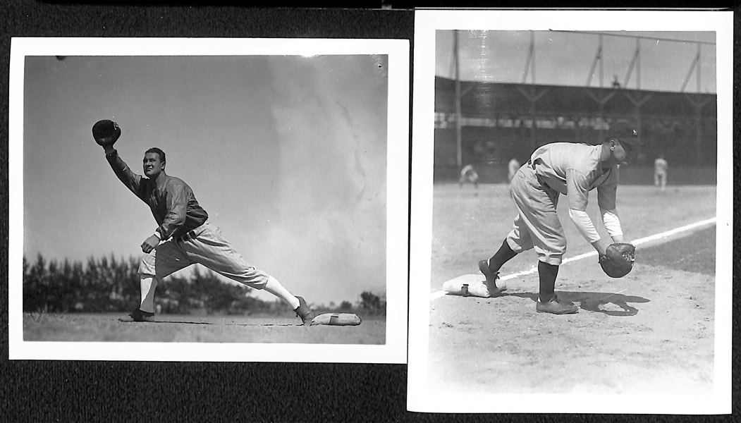 1930s Yankees Team Type 2 Photo Card Set of 36 (4x5) w. DiMaggio and (4) Gehrig Cards (Printed in 1960s-70s Off Original Negatives) 