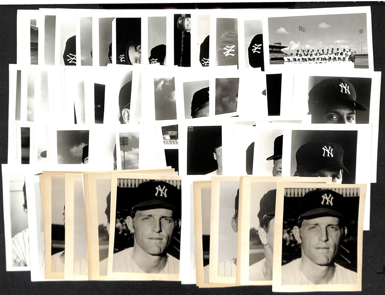 Lot of (5) Mostly Complete 4x5 Photo Card Sets from 1967, 1968, 1969, and (2) 1971 (Most are Type 1 Photo Cards)