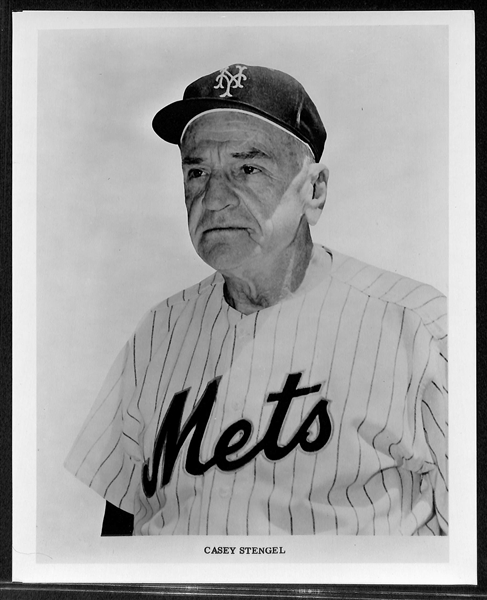 (16) Mets Team Issued Photos (Late 1960s or Early 1970s) w. RARE Nolan Ryan, Tom Seaver, Yogi Berra, Casey Stengel, Warren Spahn