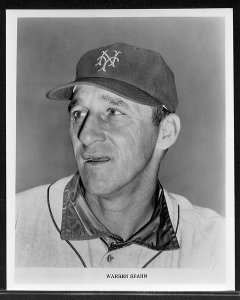 (16) Mets Team Issued Photos (Late 1960s or Early 1970s) w. RARE Nolan Ryan, Tom Seaver, Yogi Berra, Casey Stengel, Warren Spahn