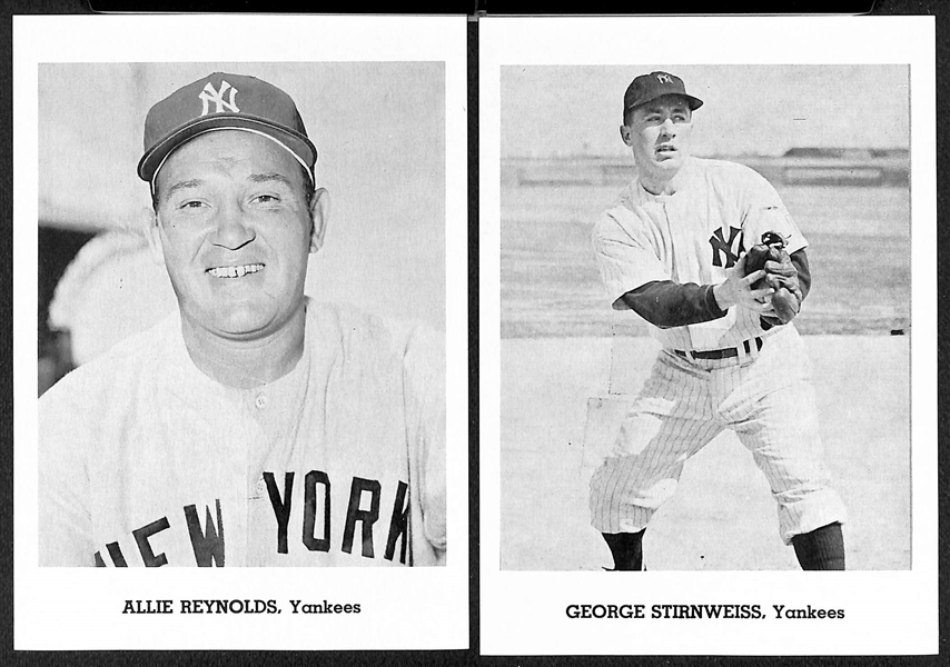 1960s New York Yankees 12 Player Jay Publishing 5x7 Souvenir Picture Photo Pack (w. Ford, Berra, 2 Maris)  and 13 Additional Yankees Souvenir Photos (w. McCarthy & Lazerri)
