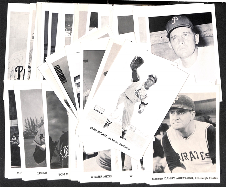 Over 250 1950s-60s Jay Publishing 5x7 Photos (Last Names J-M),  Inc. Musial, Marichal, B. Martin, Killebrew, Mathews, Kaline,3 Kluszewski, 6 Mazeroski