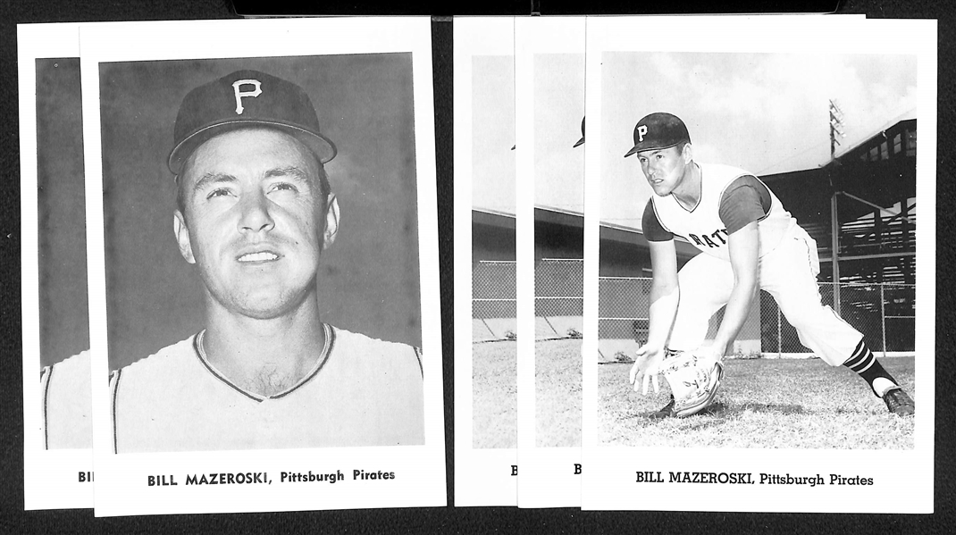 Over 250 1950s-60s Jay Publishing 5x7 Photos (Last Names J-M),  Inc. Musial, Marichal, B. Martin, Killebrew, Mathews, Kaline,3 Kluszewski, 6 Mazeroski