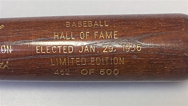 1936 Commemorative Hall of Fame Induction Bat #462/500 - First Issue of the Induction Bats by Cooperstown