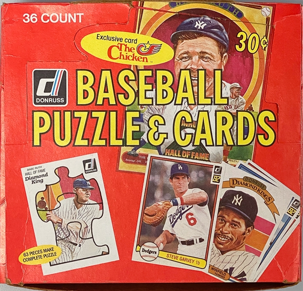 1982 Donruss Baseball Unopened Wax Box (36 Sealed Packs)