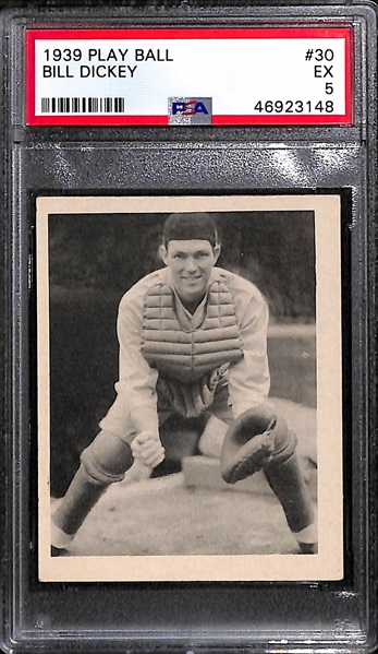 1939 Play Ball Bill Dickey #30 PSA 5