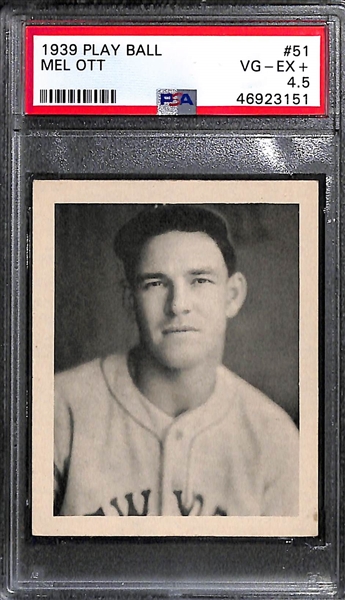 1939 Play Ball Mel Ott #51 PSA 4.5