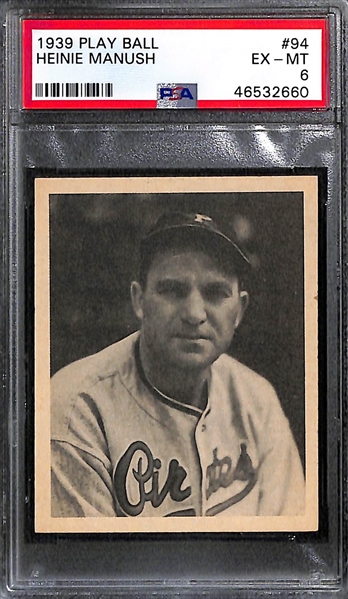 1939 Play Ball Heinie Manush #94 PSA 6